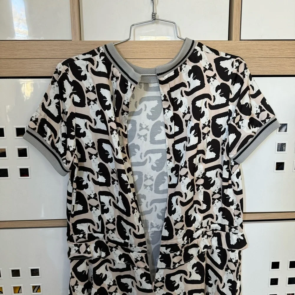 Paul & Joe Sister Bambina Cat Print Dress - Picture 11 of 14